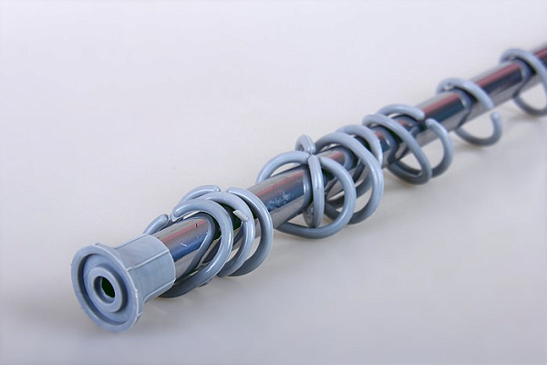 Карниз телескопический для ванной комнаты AQUA-PRIME 110-210см металлик (1/30)