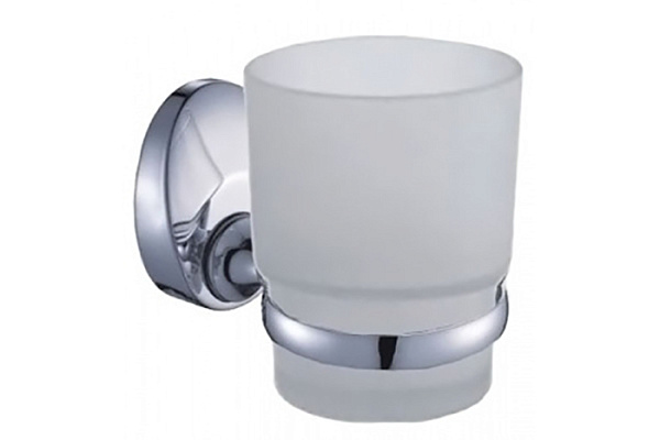 Подстаканник одинарный Solinne Modern 16122, хром, стекло-сатин (2546.143)