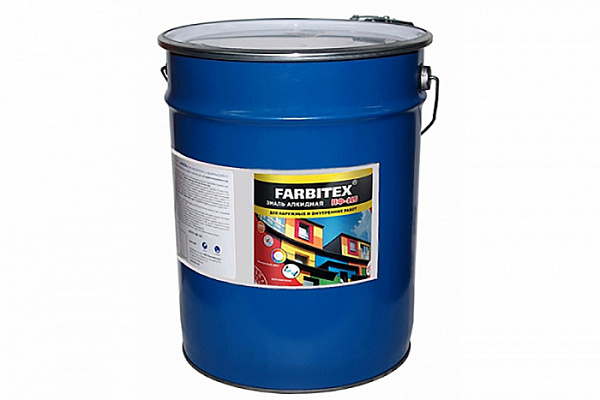 Эмаль ПФ 115 FARBITEX голубой (20,0кг)