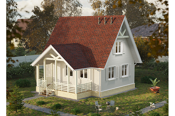 Сайдинг Docke PREMIUM Корабельный брус ПЛОМБИР (3600х232мм, 0.84м²) (в упак. 20шт)