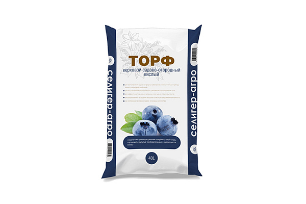 Торф кислый верховой  (40,0л)