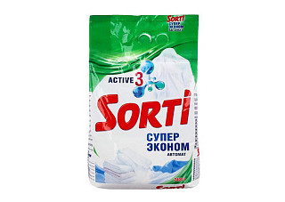 Стиральный порошок SORTI (СОРТИ) Автомат Супер Эконом 2,4кг (175)