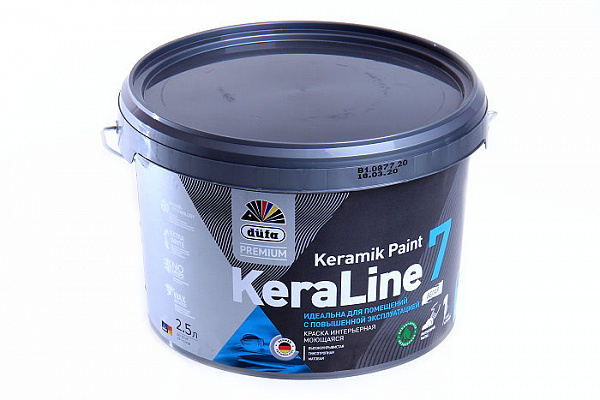 Краска ВД Dufa Premium KeraLine 7 база 1 (2,5кг)