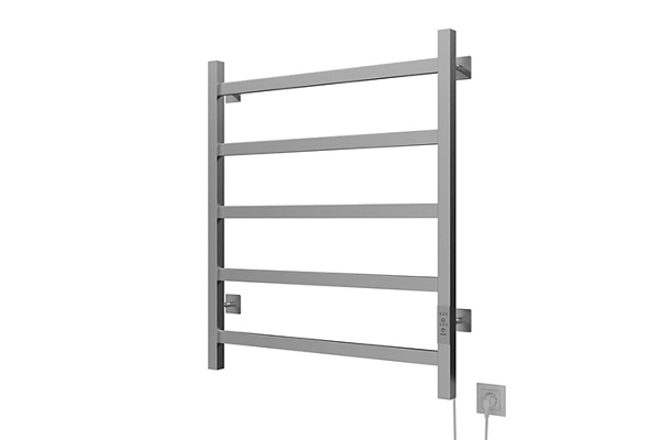 Полотенцесушитель электрический MIXLINE FAVORITE 60х50 (таймер, 302Вт, 5перекл.) МАТОВЫЙ ХРОМ 557208