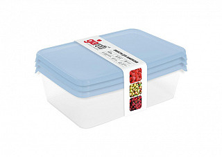 Набор контейнеров для заморозки Sugar&Spice (3x1,35л) голубой (SE102912044)