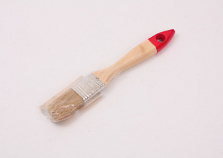 Кисть плоская MTX стандарт 1,0" 25мм, деревянная ручка, натуральная щетина (82520) 12/720