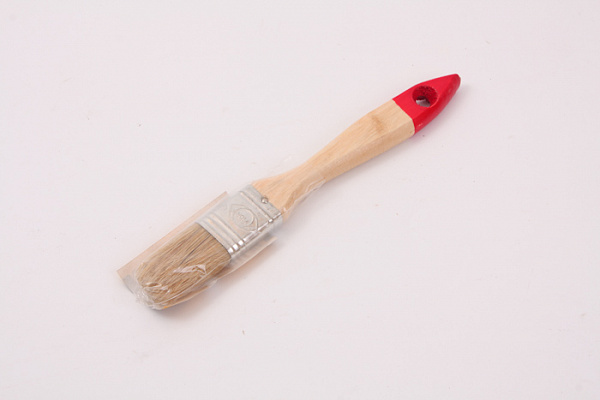 Кисть плоская MTX стандарт 1,0" 25мм, деревянная ручка, натуральная щетина (82520) 12/720