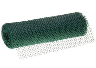 Сетка пластиковая, темно-зеленая, ячейка 18х18мм (0,5  х 5,0м) 