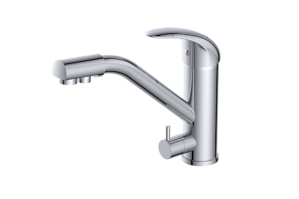 Смеситель для кухни Oasis L1008GF (Латунь, Гайка, Высота излива-25см) 