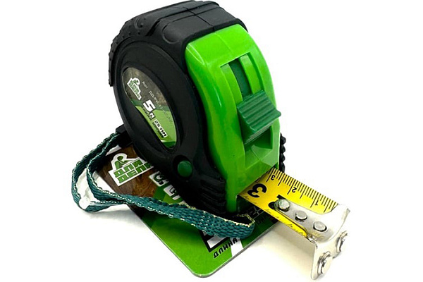 Рулетка ДЛЯ ДЕЛА 5м х 25мм двухкомп. корпус 3-я фиксация, магн. зацеп (ДД-РИ-42-050-25)