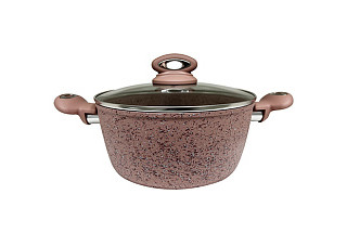 Кастрюля аллюминевая Bekker Latte Alpino 5,0л (BK-6320) 