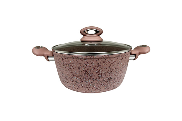 Кастрюля аллюминевая Bekker Latte Alpino 5,0л (BK-6320) 