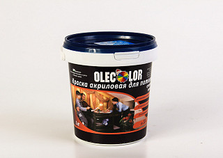 Краска ВД OLECOLOR для потолков (1,0кг) 