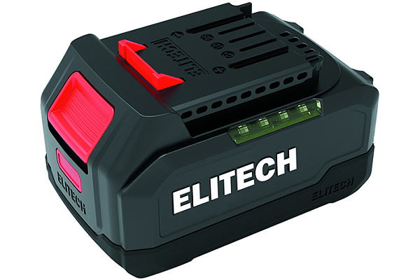 Аккумулятор ELITECH АКБ 2040С ELP, 20В, 4,0Ач (E0911.052.00)