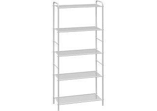 Стеллаж "Валенсия 25" (VALENCIA 25 Shelf rack) (Белый)