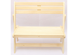 Скамья без подлокотников раскладная 1200х390х870