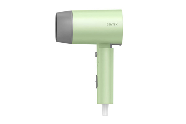 Фен Centek CT-2203 GREEN (зеленый) 1600Вт, 3 скорости, 2 режима, холод обдув, турмалиновая ионизация
