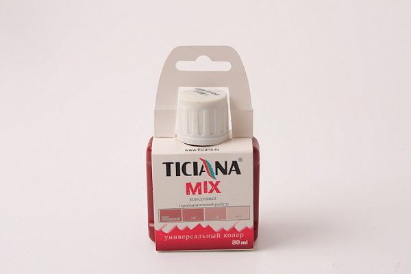 Колер универсальный TICIANA коралловый (80мл)