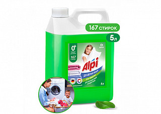 Концентрированное жидкое средство для стирки GRASS ALPI color gel, канистра 5,0кг (125186)