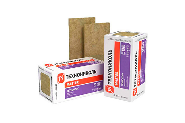 Утеплитель ТЕХНОБЛОК СТАНДАРТ 45 кг/м3 (0,288 куб.м.2,88 кв.м., 600х1200х100мм) (4 плиты)