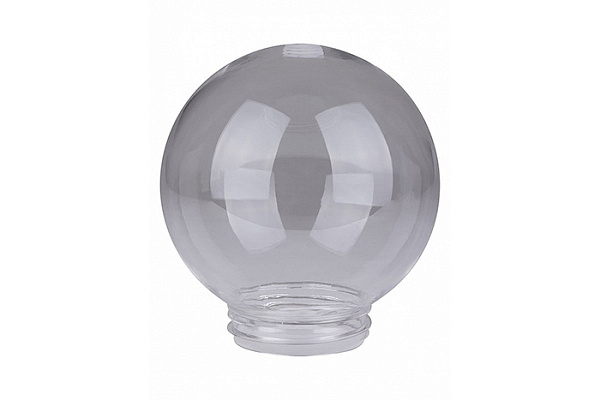 Рассеиватель шар TDM ПММА 160 мм прозрачный (резьба А 85) (0321-0202)