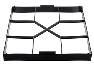 Форма для отливки садовых дорожек МОЗАИКА VORTEX / 2 (40х40х4см) (24186)