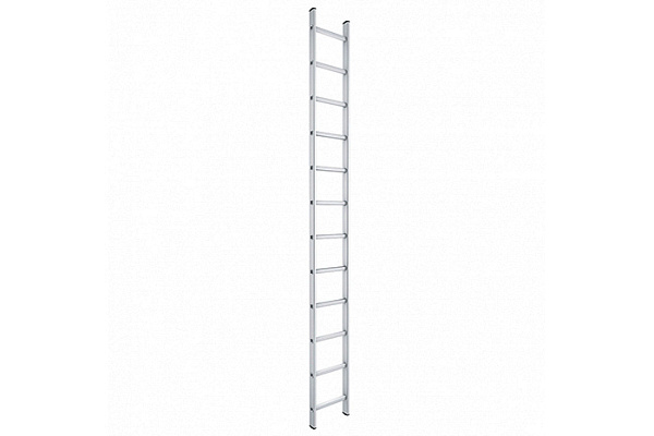 Лестница алюминиевая 12 ступеней приставная СИБРТЕХ h=3,4м, до 150кг  (97832)