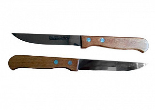Нож универсальный LARA длина 10.1см.деревянная буковая ручка, (блистер) LR05-37