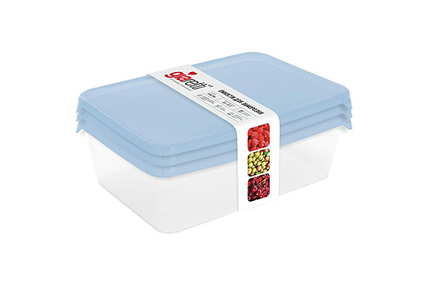Набор контейнеров для заморозки Sugar&Spice (3x1,35л) голубой (SE102912044)