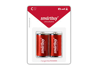 Элемент питания 14 SMARTBUY LR14/2B (2/12/192) (SBBA-C02B) (8525)