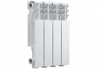 Радиатор алюминиевый STI 350/80 4 секции (420Вт, 430х304х78мм, 3,04кг)