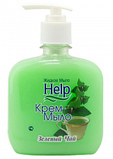 Крем-мыло жидкое HELP (ХЕЛП) зеленый чай 300мл/20 (5-0312)