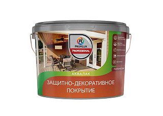 Лак акриловый Profilux Professional защитно-декоративный, белый (2,5л)