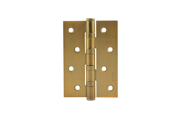 Петли универсальные Нора-М 4"-4ВВ FHP-ECO 100х70х2,5 (мат.кофе) комплект 2шт. (097)