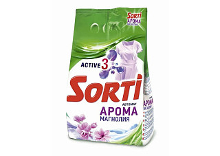 Стиральный порошок SORTI (СОРТИ) Автомат Арома Магнолия 3,0кг (760)