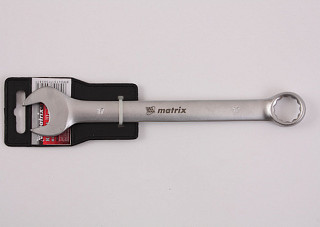 Ключ комбинир. MATRIX 17мм матовый хром (15113)