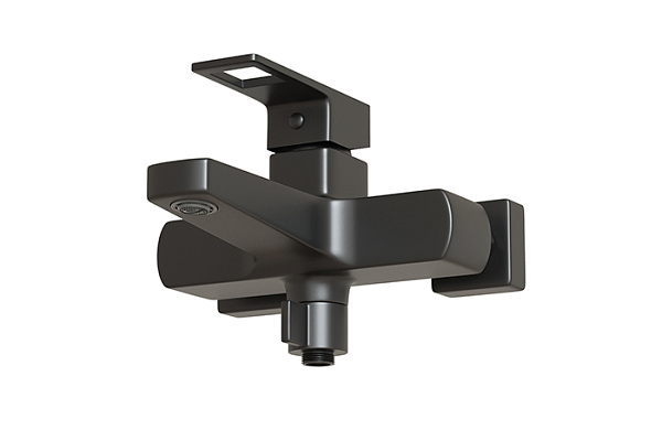 Смеситель для ванны 35k MIXLINE ML34-01 Solo Black (Латунь, Картридж 35мм)