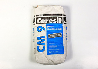 Клей CERESIT CМ9 для плитки, для внутренних работ 25,0кг (792209)
