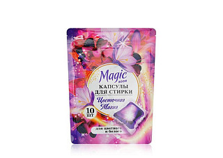 Капсулы для стирки Magic Boom Цветочная магия 10шт (105)
