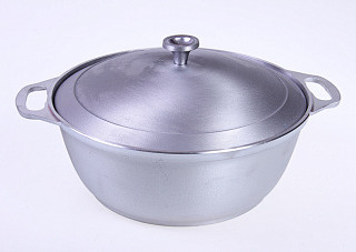 Кастрюля-жаровня литой алюминий г.Кукмор 4,0л (ж40)