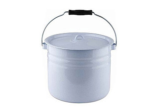 Ведро с крышкой г. Магнитогорск без рисунка 12,0л (1224)