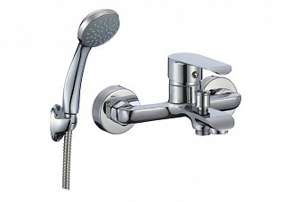 Смеситель для ванной Eleanti ELT3050 однорычажный с душем (Излив-короткий, Картридж-35мм) (926) 