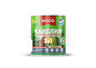 Защитно-красящий состав 3 в 1 FARBITEX PROFI WOOD EXTRA Карелия Орех (2,7л) 