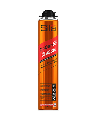 Пена монтажная SILA PRO TOPGUN 65 CLASSIC профессиональная 800мл