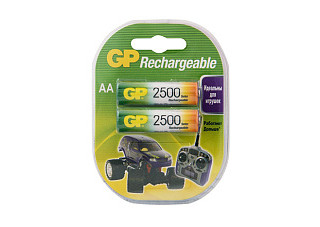 Аккумулятор бытовой GP HR6 AA BL2 NI-MH 2500mAh в пластиковой упаковке (2/20/200) (901)