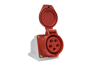 Розетка ИЭК 125 стационарная  3Р+N+Е 32А 380В IР44 (PSR12-032-5) (446)