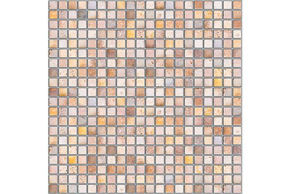 Панель ПВХ самоклеящаяся, мозаика Каменная 0,3х474х474мм (637мк) упаковка из 10шт