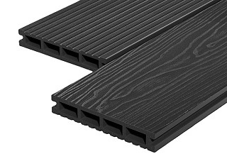 Террасная доска Decking Urban 150х24х3000 0,45м2 графит (Жженый Кедр)