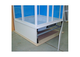 Экран каркаса для душ. поддона 90х90см. Высота 25см. (2 панели)