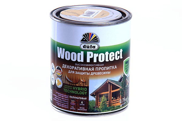 Пропитка Dufa WOOD PROTECT тик (0,750кг)